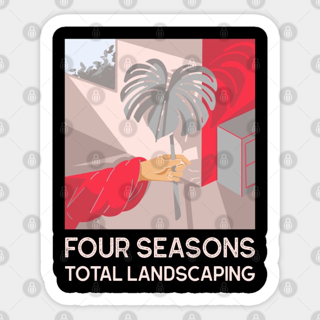 four seasons total landscaping Sticker by irvanelist